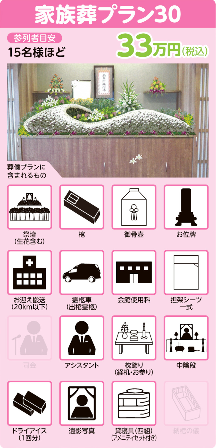 家族葬プラン30